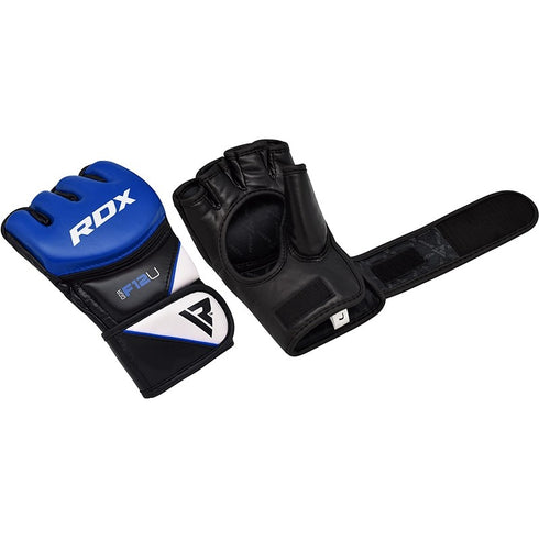 RDX F12 TRAINING MMA GRAPPLING GLOVES/Blu-3